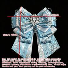 1pc Satin Ribbon Bow Brooch Pin Corsage, Anime Cosplay Fan Support Concert Live Event Lolita Ita Bag Accessory Charm Pendant, Mass-Produced Jirai-Kei Style Decorative Peripheral - A - View 9