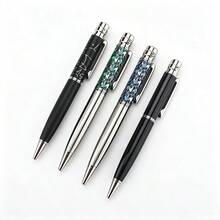 Metal Twist Ballpoint Pen Multi Color Pattern Barrel Business Signature Pen Office School Writing Gift Stationery - 3010 - View 3