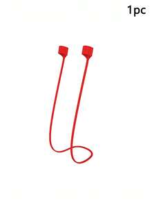 2pcs/1pc Portable Travel Earphone Anti-Loss Lanyard, Soft Silicone Wireless Earphone Strap, Outdoor Running And Vacation Travel Accessory - Multicolor - View 16