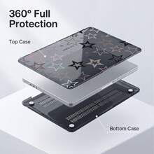 1-Piece Clear Crystal Shockproof Protective Case For MacBook/Matebook,Full Transparent Hard PC Cover With Cooling Vents,Snug Fit Laptop Shell,Compatible With 13 Neo/13.3 Air/13.3 Pro/13.6Air/14.2 Pro/15Air/16.2Pro/D16/14 Ultra - View 4