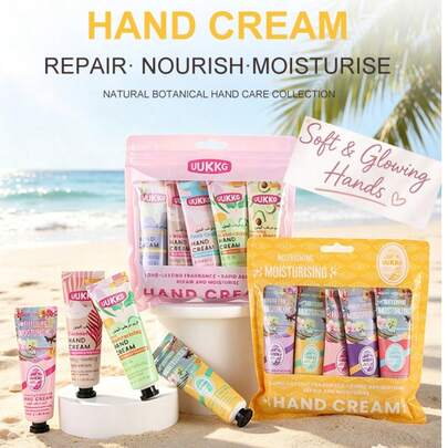 Koleksi Krim Tangan Wangi Manis UUKKG (5/6 Pcs) 30ml Tekstur Halus Aroma Tahan Lama Nutrisi Mendalam Ukuran Portabel untuk Perjalanan Melembapkan Tidak Berminyak
