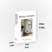 2 Sets Paper Aesthetic Decorative Books, Coffee Table Decorative Books - Faux Decorative Books For Decoration - Home Desktop Decoration - Bedside Table Decoration - Home Bookshelf Decoration - one-size - View 13