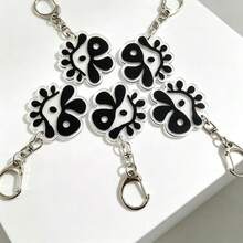 CORTI/S Peripheral Acrylic Keychain, Niche Graffiti Creative Pendant, Concert Fan Support Material, Bag Charm, Christmas Halloween Gift For Friends And Besties, Collectible Commemorative Small Gift - Multicolor - View 5