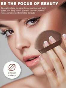 This Makeup Brush Set Includes Eyeshadow Brush, Eyebrow Brush, Foundation Brush, Powder Brush And Highlighter Brush. It Is Perfect For Daily Makeup, An Excellent Gift, And Can Create A Professional And Exquisite Makeup Look. - Coffee Brown - View 9