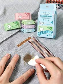 8pcs/1pack Mini Individually Wrapped Portable Wipes, Travel-Specific Mini Individually Wrapped Cute Wipes, Suitable For Wiping Desktop Dust (For Object Cleaning) - Multicolor - View 5