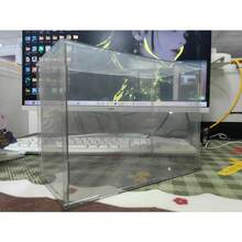 1pc Premium Transparent Acrylic Display Case - A Chic Collectible Storage Solution, Detachable Acrylic Display Box, Transparent Dust-Proof Display Case, Perfect For Placing Small Figurines, Action Figures, Collectibles, Etc., Available In Multiple Sizes, With White Base, Excellent Transparency, Dust-Proof And Durable - White - View 6