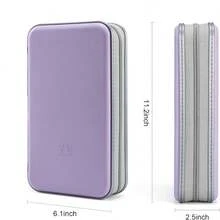High-Capacity 96-Disc CD Storage Case – Hard-Shell, Water-Resistant DVD/CD Holder With Handle And Zipper Closure - View 13