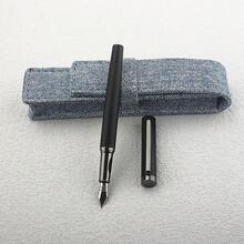 Vintage Vertical Strip Metal Fountain Pen Elegant Business Signature Pen Birthday Gift For Colleague Family - 6052 - View 12