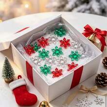 100/300Pcs Fake Snowflake Table Confetti Vase Fillers, Artificial Snow Table Scatters DIY Craft Decor For Christmas, New Year, Winter Wedding & Home Party - Multi-pack - View 7