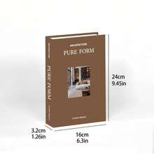 2pcs/1pc Paper Aesthetic Decorative Books, Coffee Table Books Decor - Faux Decorative Books For Decoration - Home Desktop Decor - Bedside Table Decor - Home Bookshelf Decor - one-size - View 12