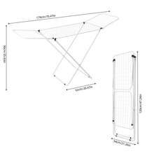 Tendedero de Ropa Plegable con Alas, Color Blanco, para Interior y Exterior, Gran Capacidad - Blanco - Ver 5