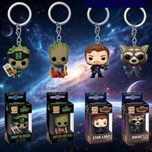 1pc Popular Movie 3-Star Juetan Bear Groot Series Chibi Keychain Pendant, Holiday Party Gift Choice Surprise Small Gift, Movie Anime Merchandise Gift, High Cost-Performance Item - Multicolor - View 1