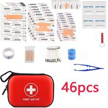 46pcs Easy Handheld First-Aid Kit Car Portable Outdoor Universal Basic Medical Care Set - View 10