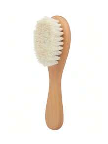 Soft Brush Set And Small Wooden Comb For Baby Hair Cleaning, Bathroom Cleaning Tools, Suitable For All Hair Types, Portable Dry Hair Care Set - Multicolor - View 12