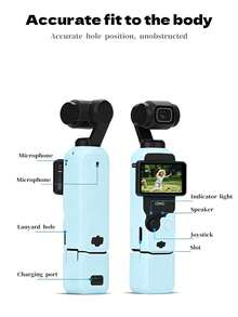 Kompatibel dengan Osmo Pocket 3, Casing Pelindung Silikon, Pelindung Gimbal, Pelindung Lensa, Pelindung Anti Gores, Casing Pelindung Anti Benturan, Pelindung Silikon Lembut, Aksesoris Anti Debu, Aksesoris Casing Kamera - View 7