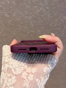 Fashion Dopamine Cherry Red Leopard Print Heart Phone Case Compatible With IPhone 18 Pro Max/18 Pro/18/17 Pro Max/17 Pro/17/16 Pro Max/16/16 Pro/16 Plus/15/15 Pro Max/15 Pro/15 Plus/11/12/13/14 Pro Max/12 Pro/12 Pro Max/13 Pro/13 Pro Max/7 Plus/14 Pro/14 Pro Max/14 Plus Soft Protective Cover Luxury - Cherry Red - View 7