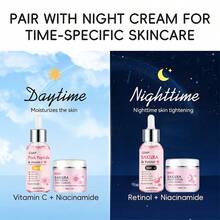 GSWP 4pcs Sakura Skincare Set, Terdiri dari Krim dan Serum, Memberikan Hidrasi Siang dan Malam. Formula Bebas Alkohol dan Hipoalergenik Memberikan Kelembapan Mendalam Tanpa Rasa Lengket, Cocok untuk Semua Jenis Kulit. - Set Perawatan Kulit - View 9