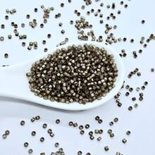 30g/Pack, Approx. 1800pcs, 2.5mm Bright Colored Glass Beads, Suitable For Handmade DIY Bracelets, Necklaces, Anklets, Hair Accessories, Hanging Decorations, Jewelry Making Accessories - 2.5g Silver-plated Antique 21-18K Gold Color 30g - View 24