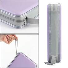 High-Capacity 96-Disc CD Storage Case – Hard-Shell, Water-Resistant DVD/CD Holder With Handle And Zipper Closure - View 3