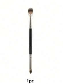 1pc Dual-Ended Multi-Function Makeup Brush, Suitable For Foundation, Concealer, Highlighter, Blush, Holiday Makeup Brush Set - Beige - View 9