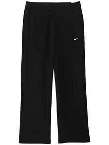 Nike New Women's Knitted Breathable Sports Casual Straight Leg Pants - Black - View 4