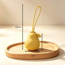 1pc Pear-Shaped Pacifier Storage Box With Lanyard, Large Capacity Holds 3 Pacifiers, Convenient Accessory For Mom's Bag, Travel Storage, Personalized Gift, Baby Shower Gift, Suitable For New Moms, Essential Item, Must-Have For Baby Gift List - Multicolor - View 6
