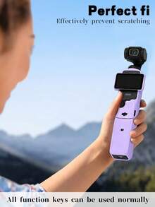 Kompatibel dengan Osmo Pocket 3, Casing Pelindung Silikon, Pelindung Gimbal, Pelindung Lensa, Pelindung Anti Gores, Casing Pelindung Anti Benturan, Pelindung Silikon Lembut, Aksesoris Anti Debu, Aksesoris Casing Kamera - View 3