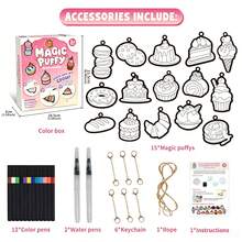Magic Puffy Paint 3D Art,Cute Bunny Theme,Ages 4-10 Mess-Free Paint By Number Craft For Kids,DIY Color & Inflate Activity, Creative Holiday Gifts Suitable For Boys And Girls - Multicolor - View 7