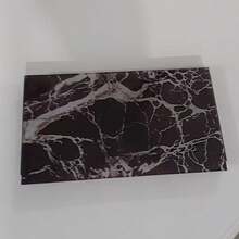 Acrylic Faux Marble Element Design Rectangular Tray, Suitable For Jewelry, Cosmetics Display And Storage, Home Entryway Decor, Bathroom Countertop Organizer - Purple-red - View 6