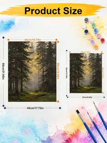 Adult Beginner Beach Lighthouse Digital Painting Set, Adult Digital Painting Set On Canvas, DIY Digital Painting, Used For Home Wall Decoration. - A - View 5
