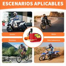 Anti-Theft Motorcycle Lock With Alarm Function, Motorcycle Lock With Cable, High-Security Lock, Suitable For Off-Road Motorcycles And Electric Vehicles. - A - View 9