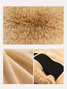 meetsunny Faux Fur Winter Earmuffs Headband Windproof Fleece Ear Warmers Cold Weather Running Cycling Ski Headband For Men - Multicolor - View 5