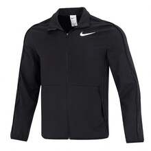 Nike New Men's Windrunner Sports Casual Hooded Woven Windbreaker Jacket - Black - View 6