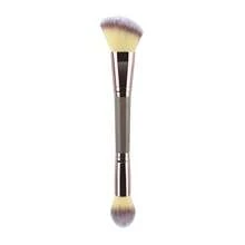 2-In-1 Double Ended Makeup Brush, Soft Fluffy Bristles, Ideal For Foundation, Eyeshadow & Concealer Application - Multicolor - View 13