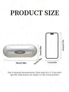 1pc Oakley Aluminum Capsule Hard Eyeglass Case, Shockproof Fashion Eyewear Storage Accessory Gift OAKLEY-GIFT-2 - Silver - View 8