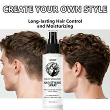 GSWP Matte Volumizing Styling Spray, Memperbaiki Rambut Kusut dan Berminyak, Menghaluskan Rambut Kusut, Menjaga Bentuk Gaya Rambut Anda Agar Tidak Berantakan, Tidak Berminyak dan Tidak Mengkilap, Cocok untuk Rambut Lurus dan Keriting Unisex. 100ml - 100 ml - View 5