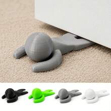 1pc Funny Crawling Man Door Stopper, Creative Human-Shaped Door Wedge, Anti-Slip Anti-Wind Door Block, Decorative Door Stopper For Bedroom, Office And Home Security Protection - Multi-color - View 1