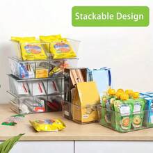 Clear Acrylic Tea Bag Storage Box With Dividers, Multi-Compartment Desktop Organizer For Coffee Capsules, Tea Bags, Kitchen Countertop And Office Coffee Station Organizer - Transparent - View 3