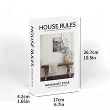 Paper Aesthetic Decorative Books, Coffee Table Books Decor - Faux Decorative Books For Decoration - Home Desktop Decor - Bedside Table Decor - Home Bookshelf Decor - one-size - View 10