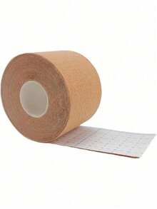1 Roll 5m Breast Lift Tape, Lifting And Firming Breast Tape, Breathable And Covering, Suitable For A-E Cup Large Breasts! - Khaki - View 8