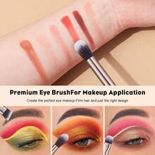 18pcs And 1pc Gift Makeup Brushes Set, Soft Dense Cosmetic Brushes For Foundation Powder Blush Eyeshadow Concealer Contour Highlight, Complete Face & Eye Makeup Brush Kit, Handles For Makeup Beginners And Daily & Party Makeup Application - Multicolor - View 6