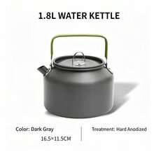 Outdoor Camping Coffee Pot Tea Kettle Hiking Fishing Picnic Cooking Boiling Water Kettle Large Capacity Portable - Multicolor - View 7