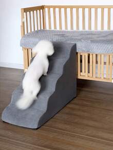 2/3/4/5-Level Stepped Pet Cat And Dog Stairs, Detachable And Washable, Suitable For Living Rooms And Bedrooms, Suitable For Small, Medium, Large And Elderly Dogs And Cats - Brown - View 5