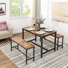 Table Benches - Brown - View 3