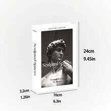 2pcs/1pc Paper Aesthetic Decorative Books, Coffee Table Books Decor - Faux Decorative Books For Decoration - Home Desktop Decor - Bedside Table Decor - Home Bookshelf Decor - one-size - View 10