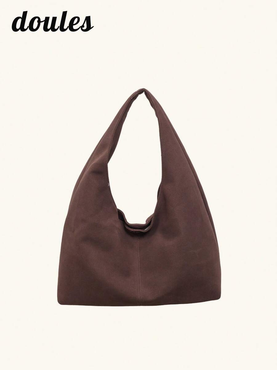 Minimalist Fashion PU Leather Shoulder Bag, Suitable For Commuting And Travel