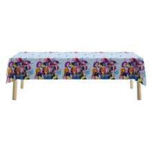 3pcs/Random 1pc Cartoon Anime Character Theme Tablecloth, Christmas Decoration Set, Tablecloth, Party Happy Birthday Decoration, Yard Use, Room Decor, Perfect For Birthday Parties And Holiday Gatherings. Best Party Gift For Friends And Couples - Multicolor - View 5