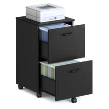 Filing Cabinets - Black - View 1