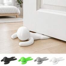 1pc Funny Crawling Man Door Stopper, Creative Human-Shaped Door Wedge, Anti-Slip Anti-Wind Door Block, Decorative Door Stopper For Bedroom, Office And Home Security Protection - Multi-color - View 8