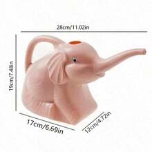Elephant Long Spout Watering Can, Home Gardening Watering Tool For Succulents, Flowers And Potted Plants - A - View 2